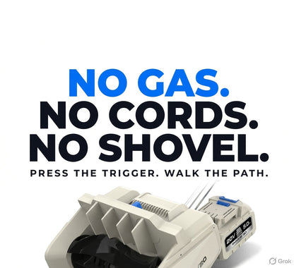Cordless Electric Snow Shovel with Adjustable Handle, X20-SNOW-5A