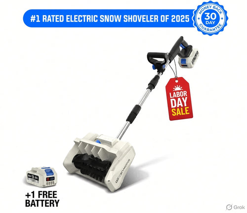 Cordless Electric Snow Shovel with Adjustable Handle, X20-SNOW-5A